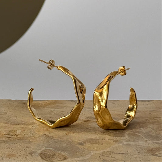 Hammered Hoops